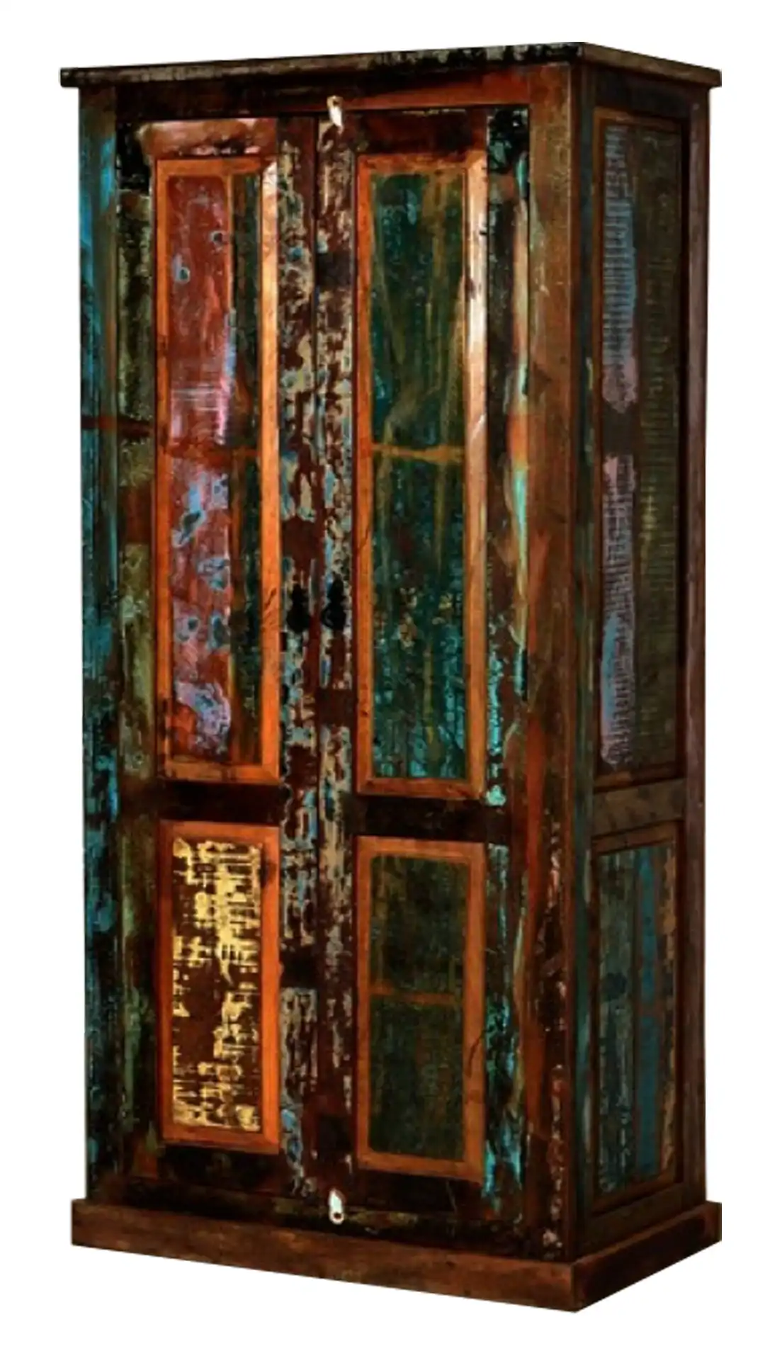 Reclaimed Wood Vintage Cabinet with 2 Doors - popular handicrafts